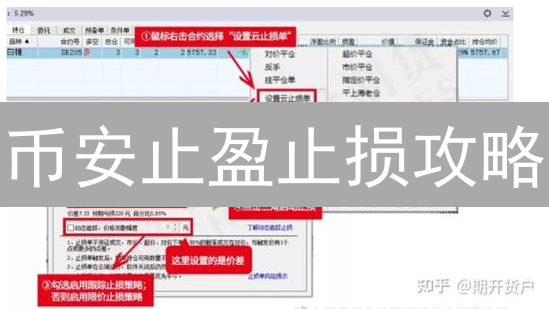 币安止盈止损攻略：一招锁定利润，拒绝爆仓！