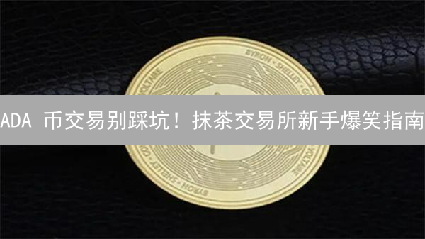 ADA 币交易别踩坑！抹茶交易所新手爆笑指南